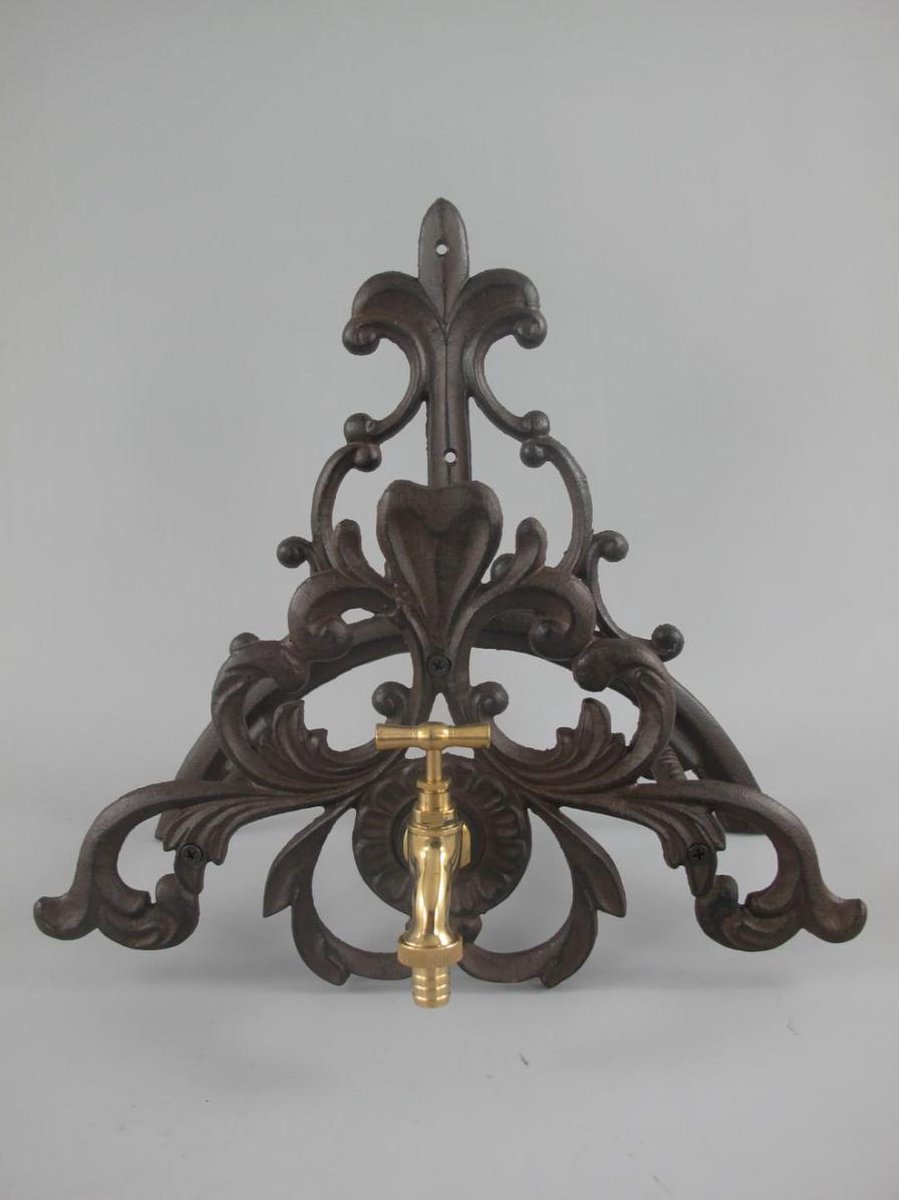 Decorative ornament - Gietijzeren tuinslanghouder antieke stijl