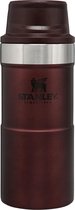 Bol.com Stanley Classic Trigger-Action Thermosfles Thermosfles - 350 ml - RVS/Rood aanbieding