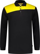 Tricorp Polosweater Bicolor Naden 2004 - Zwart | Geel