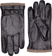 Leren handschoenen heren model Catania Color: Black, Size: 8.5