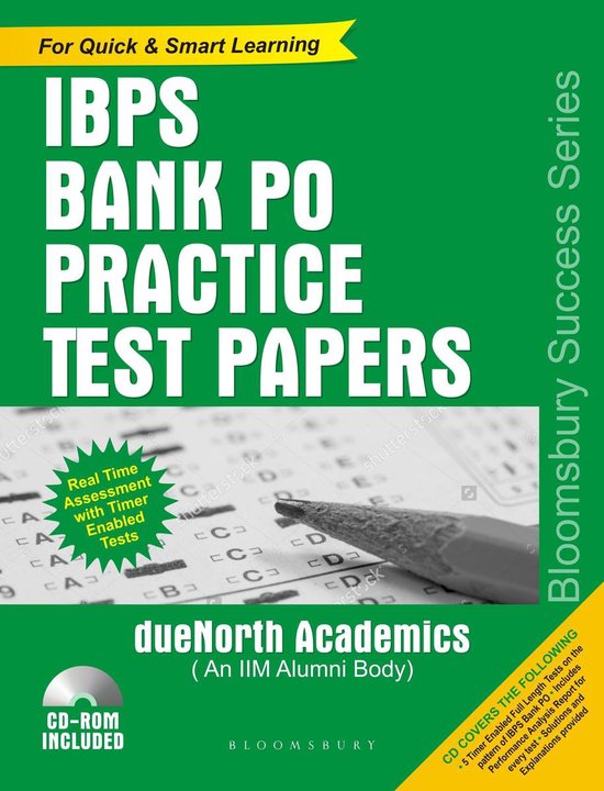 IBPS Bank PO Practice Test Papers - cover
