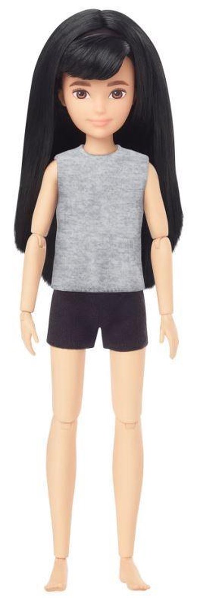 Creatable World Character Starter Kit 2 Black Straight - Genderneutrale Pop van Mattel — afbeelding 2