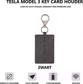 Tesla Model 3 Sleutelkaart houder Sleutelhanger Key Card Auto Accessoires Nederland en België -Zwart