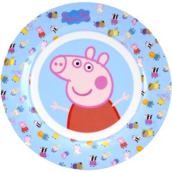 Drastisch Museum Plons Peppa Pig kinderservies set 3-delig bord/kom/beker - Ontbijtservies  kinderen | bol.com