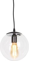 QAZQA pallon - Moderne Hanglamp - 1 lichts - Ø 200 mm - Transparant - Woonkamer | Slaapkamer | Keuken