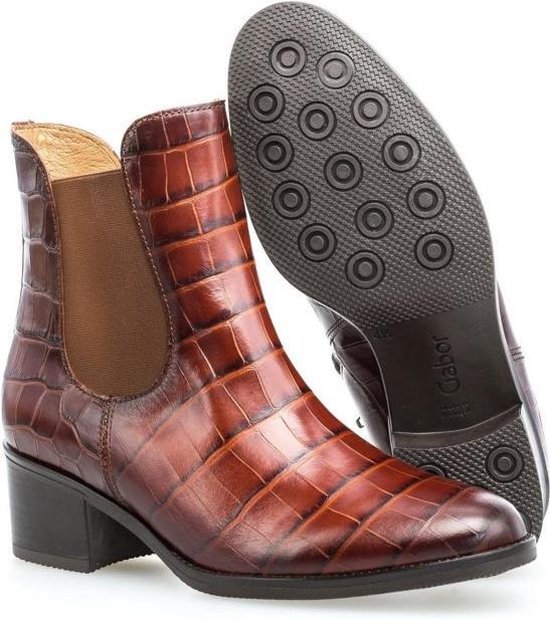 Gabor Chelsea Boots voor dames, dames, Chelsea boots, comfortabel, extra breed (H), Bruin espresso fleece, 37.5 EU Breed Gabor Chelsea Boots voor dames, dames, Chelsea boots, comfortabel, extra breed (H), Bruin espresso fleece, 37.5 EU Breed