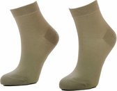 Marcmarcs dames Helsinki katoenen sokken 2 paar  - 38  - beige