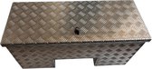DE HAAN BOX IN - 800x361x400 mm - waterdichte en stofdichte aluminium traanplaat disselkist - voorzien van vlinderslot