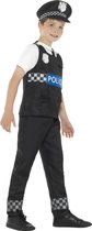 SMIFFY'S - Politie kostuum voor jongens - 146/158 (10-12 jaar)