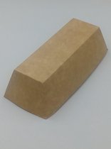 200 papieren bakjes van karton - 13,5 x 8 cm