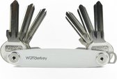 Wunderkey Classic Aluminium Sleutelhanger - Sleutelhouder 2.0 - 8 Sleutels - Aluminium - Zilver