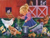 Legpuzzel - 500 XXL stukjes - Little Farm Girl - SunsOut
