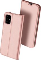 Samsung Galaxy A51 hoesje - Dux Ducis Skin Pro Book Case - Rosé-Goud