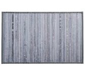 Bamboe badmat / tapijt / kleed grijs 50 x 80 cm
