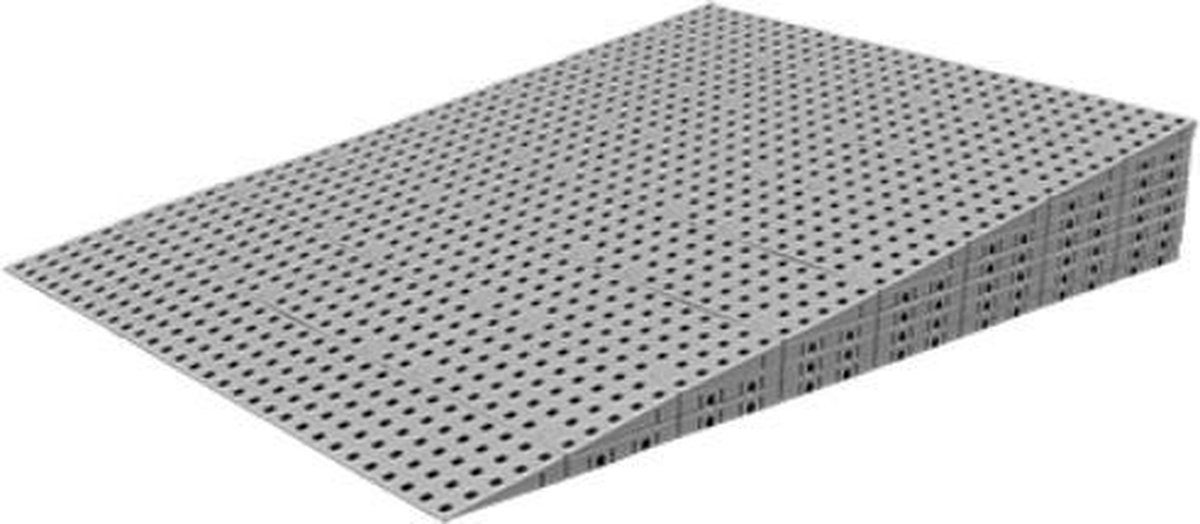 Goedkoopste Drempelhulp Binnen - 14,6 tot 16,2 cm (H) x 87,5 cm (B) - Verstelbare Oprijplaat / Drempelplaat - Oprijhelling - 8 laags