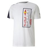 PUMA Red Bull Racing Logo Tee+ Heren Sportshirt - Puma White - Maat M