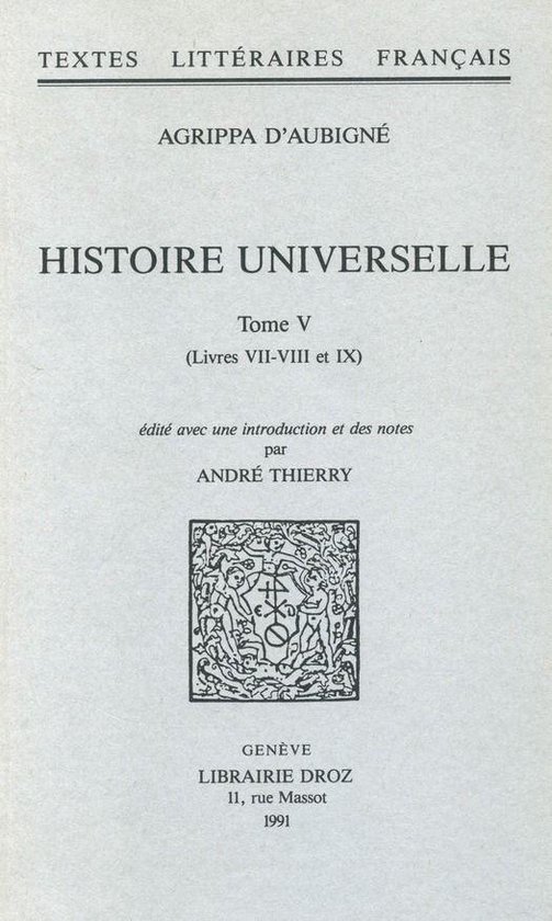 Textes littéraires français - Histoire universelle - cover