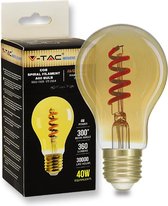 E27 4w Vintage Filament A60 lamp, 360 Lumen, 2200K Flame