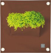 Plantenbak Blooming Walls The Green Pockets AMMA1 - Brown