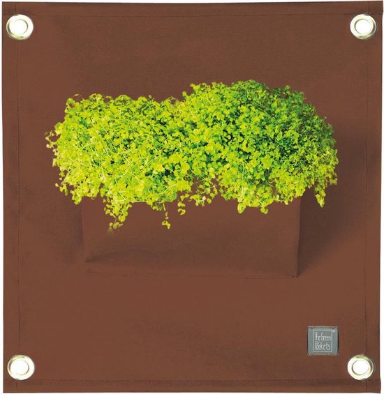 Plantenbak Blooming Walls The Green Pockets AMMA1 - Brown