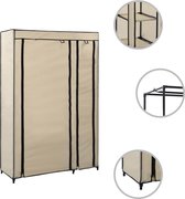 Kledingkast Garderobe Beige (Incl LW Anti Kras Vilt) / kleding garderobe kast / Klerenkast garderobe / Kleding kast