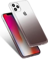 Apple iPhone 11 Pro Back Cover Telefoonhoesje | Wit en Zwart | TPU Hoesje