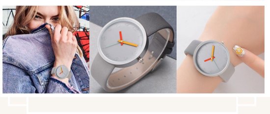 PrAW002 - Trendy Dameshorloge - Analoog Uurwerk - Retro - Groen/Wit - AboutWatches® - MultiTone Watch - Stylish - GenderNeutraal - Kunstlederen TwoTone Horlogeband – Geelkleurige Stalen Kast - Rozekleurige Wijzerplaat