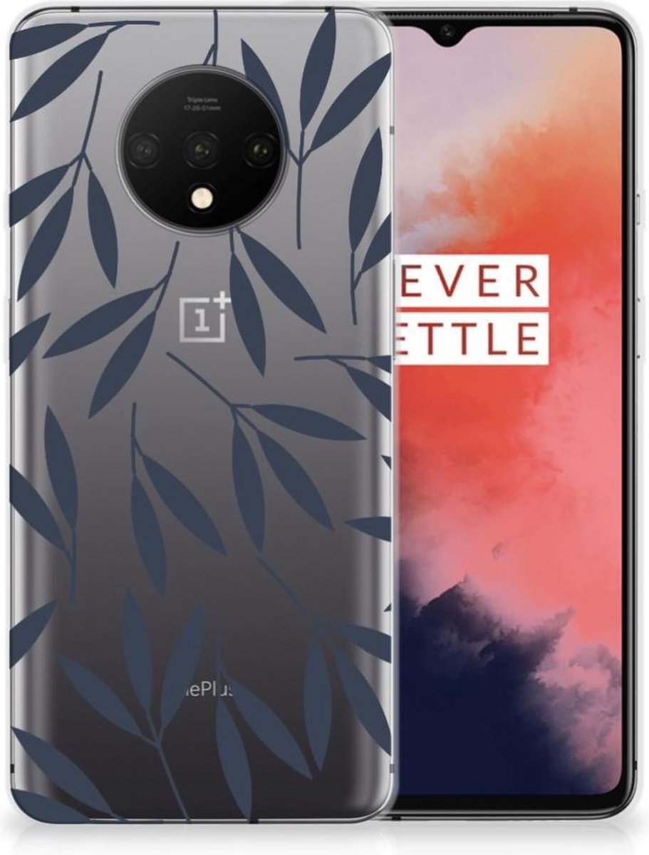 OnePlus 7T TPU Case Leaves Blue