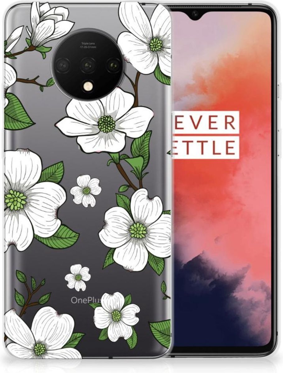 OnePlus 7T TPU Case Dogwood Flowers