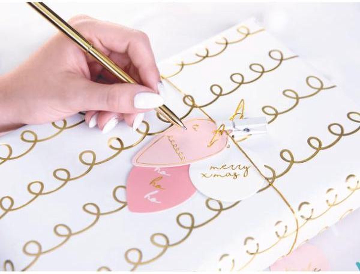 Gift tags kerstbal, mix