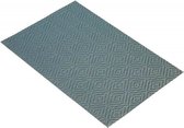 Set van 2 - Placemat Woven - Blauw Diamonds, 30x45cm - KitchenCraft