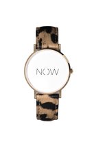 NOW Watch  |  Leopard  |  Fine Collectie  |  Horloge zonder tijd  |  Armband  |  Mindfulness  |  Sieraad met betekenis