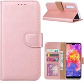 Xssive Hoesje voor Huawei P30 - Book Case - Rose Goud