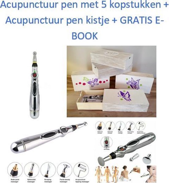Massage Pen - Laser Acupunctuurpen - Meridiaan Energy Pen - Pijnbestrijding  -... | bol.com