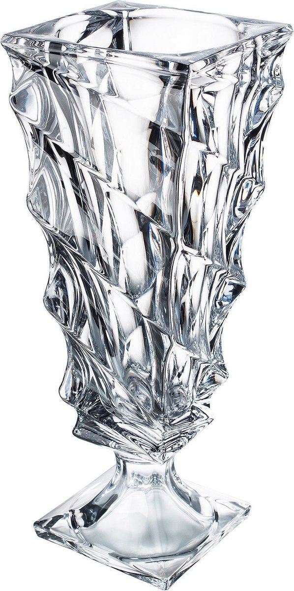 Crystalite Bohemia Casablanca vaas op voet 39 cm