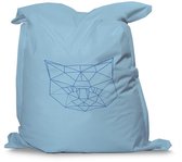 Zitzak Geometric Cat Blue (M)