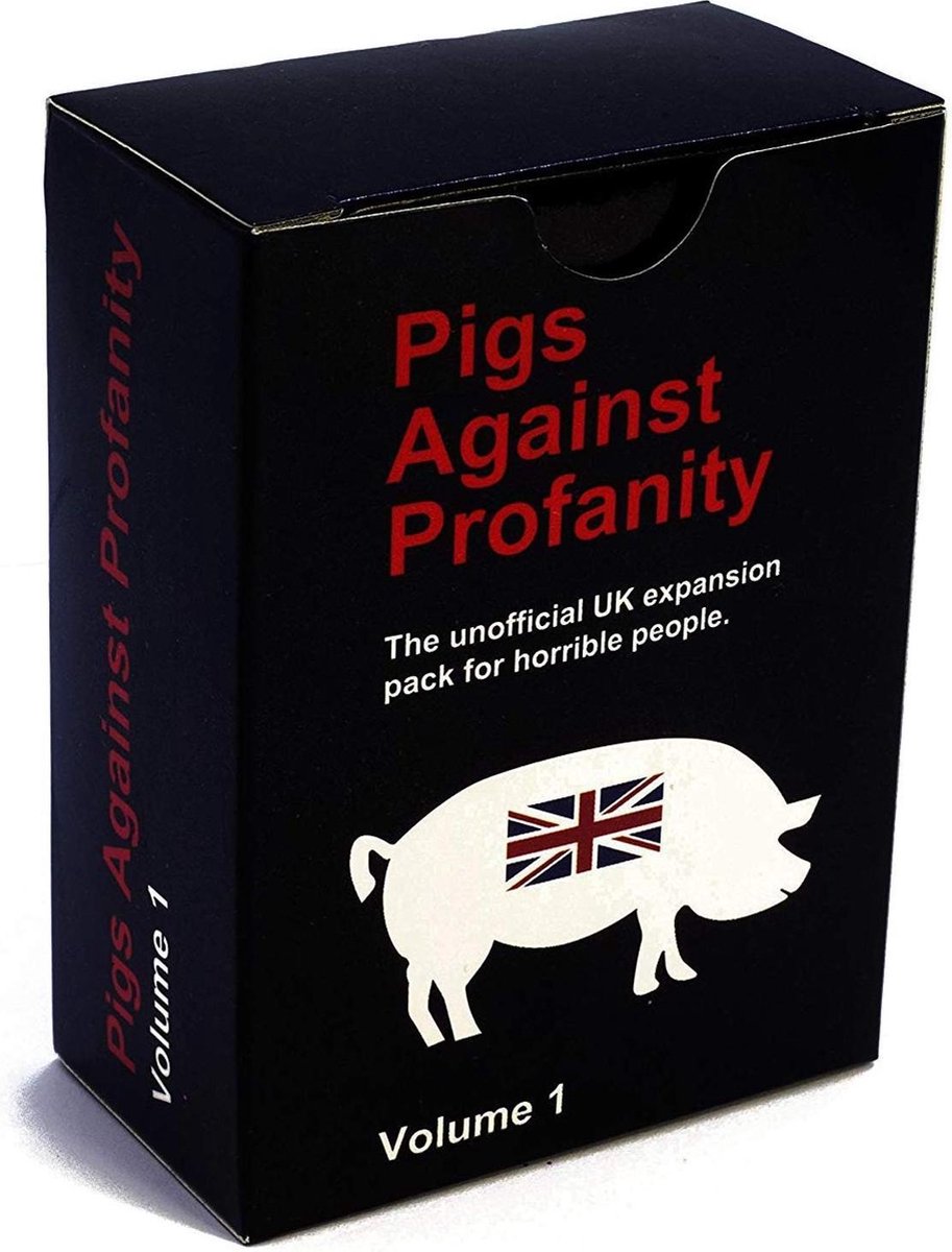 Pigs Against Profanity Volume 1 - Unofficial expansion pack Cards Against Humanity - Pigs Against Profanity