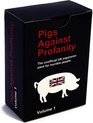 Afbeelding van het spelletje Pigs Against Profanity Volume 1 - Unofficial expansion pack Cards Against Humanity
