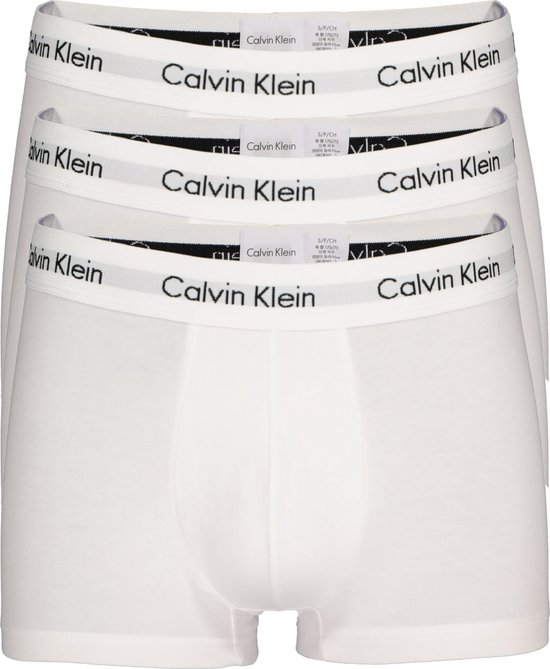 Calvin Klein 3-Pack Heren Boxershorts - Wit - Maat L