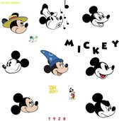 muurstickers Mickey Mouse Classic vinyl 20 stuks