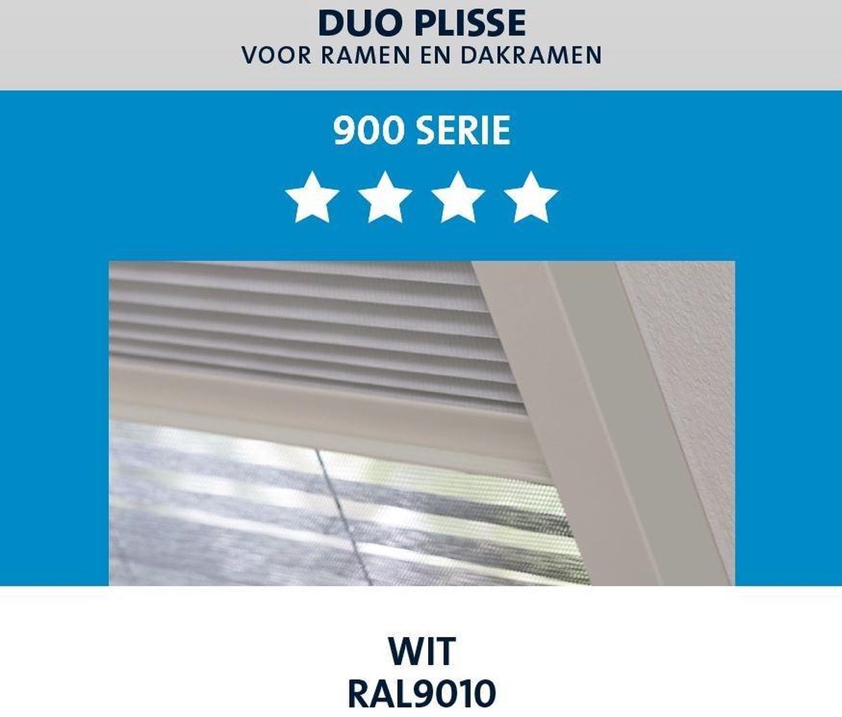 Duo-Plisse Bruynzeel S900 (hor+verduisterd gordijn in een) | bol.com