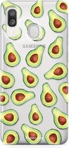 Samsung Galaxy A40 hoesje TPU Soft Case - Back Cover - Avocado