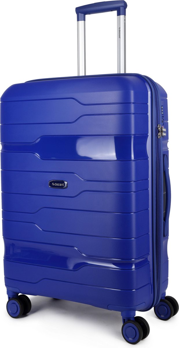 Decent ONE-CITY Medium Koffer - 67 cm - TSA slot - Donkerblauw
