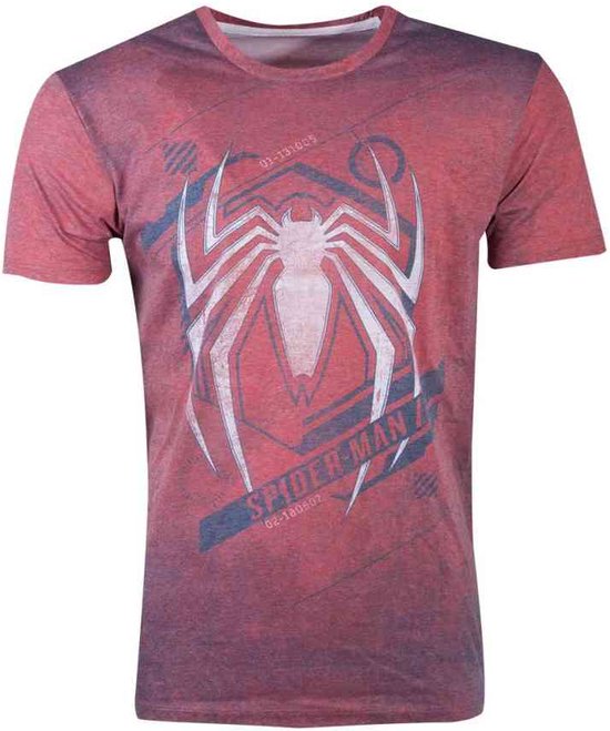 Spiderman - Acid Wash Spider Men s T-shirt - 2XL