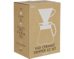 Hario V60 Set (Keramiek, Wit)