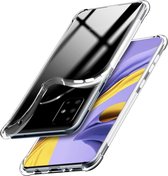 Samsung Galaxy A71 Hoesje - Anti Shock Hybrid Back Cover - Transparant
