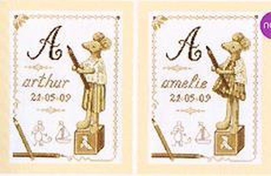 Borduurpakket Mouse first name sampler