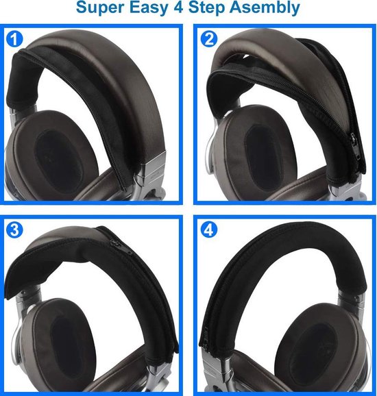 MMOBIEL Hoofdband Kussen voor Sony Koptelefoons - ZWART - Bol