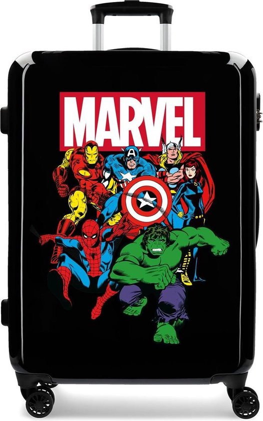 Marvel Sky Avengers Koffer 68 Cm 85 Liter Zwart | bol.com