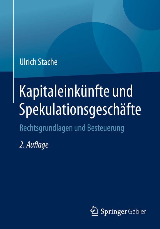 Kapitaleinkünfte und Spekulationsgeschäfte - cover
